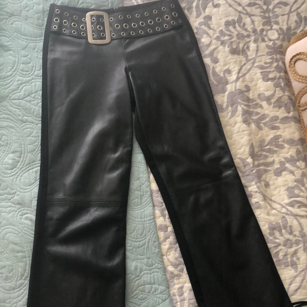 Isabel leather pants
